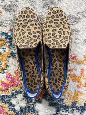 Rothy’s Retired Leopard Print Loafers 7.5 Lightweight Comfortable